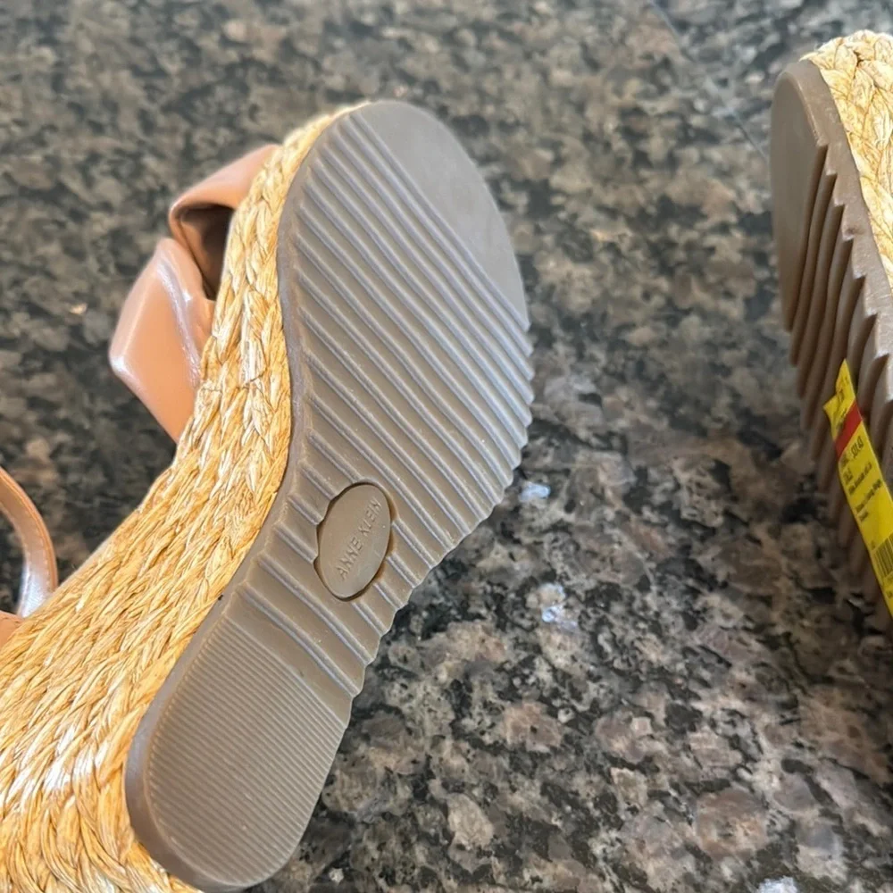 Anne Klein Pink Wedge Sandals NWT
